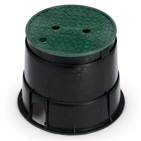 yard irrigation junction boxes|6 round irrigation valve box.